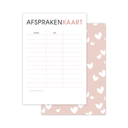 Afsprakenkaartjes - 20 stuks - Afbeelding 5