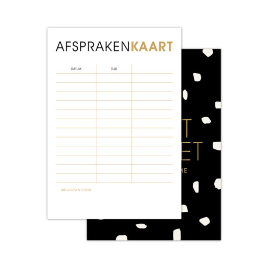 Afsprakenkaartjes - 20 stuks - Afbeelding 3