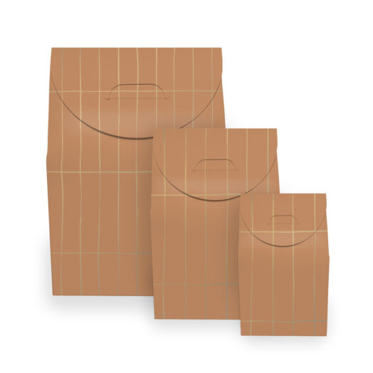 Cadeaudoosjes Slim Tiles fudge/goud | CollectivWarehouse