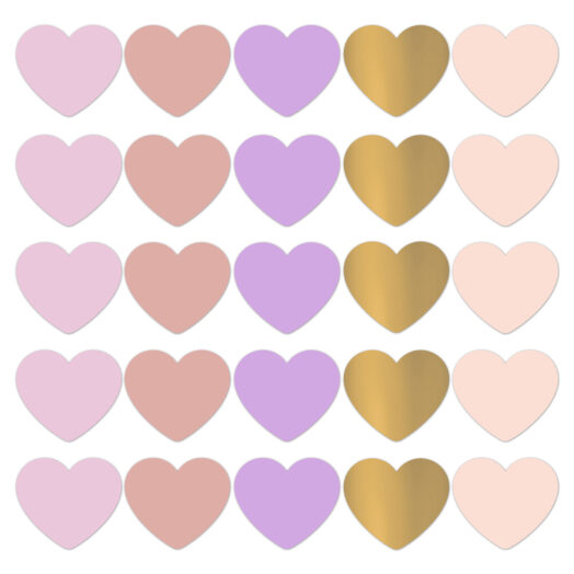 Cadeausticker hearts mix fall '25 warm | CollectivWarehouse