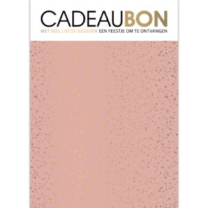 Cadeaubonnen Twinkling Stars – 25 stuks - oudroze