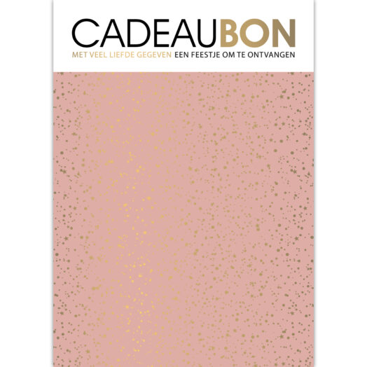 Cadeaubonnen Twinkling Stars – 25 stuks - oudroze