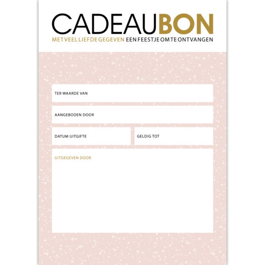 Cadeaubonnen Twinkling Stars – 25 stuks - oudroze - Afbeelding 3