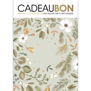 Cadeaubonnen Let's Decorate – 25 stuks - salie