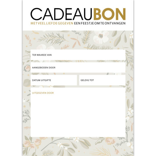 Cadeaubonnen Let's Decorate – 25 stuks - salie - Afbeelding 3