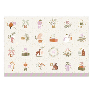 Advent stickervellen A4 - 25 stuks