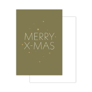 Xmas '25 minikaartjes - 20 stuks - text - groen