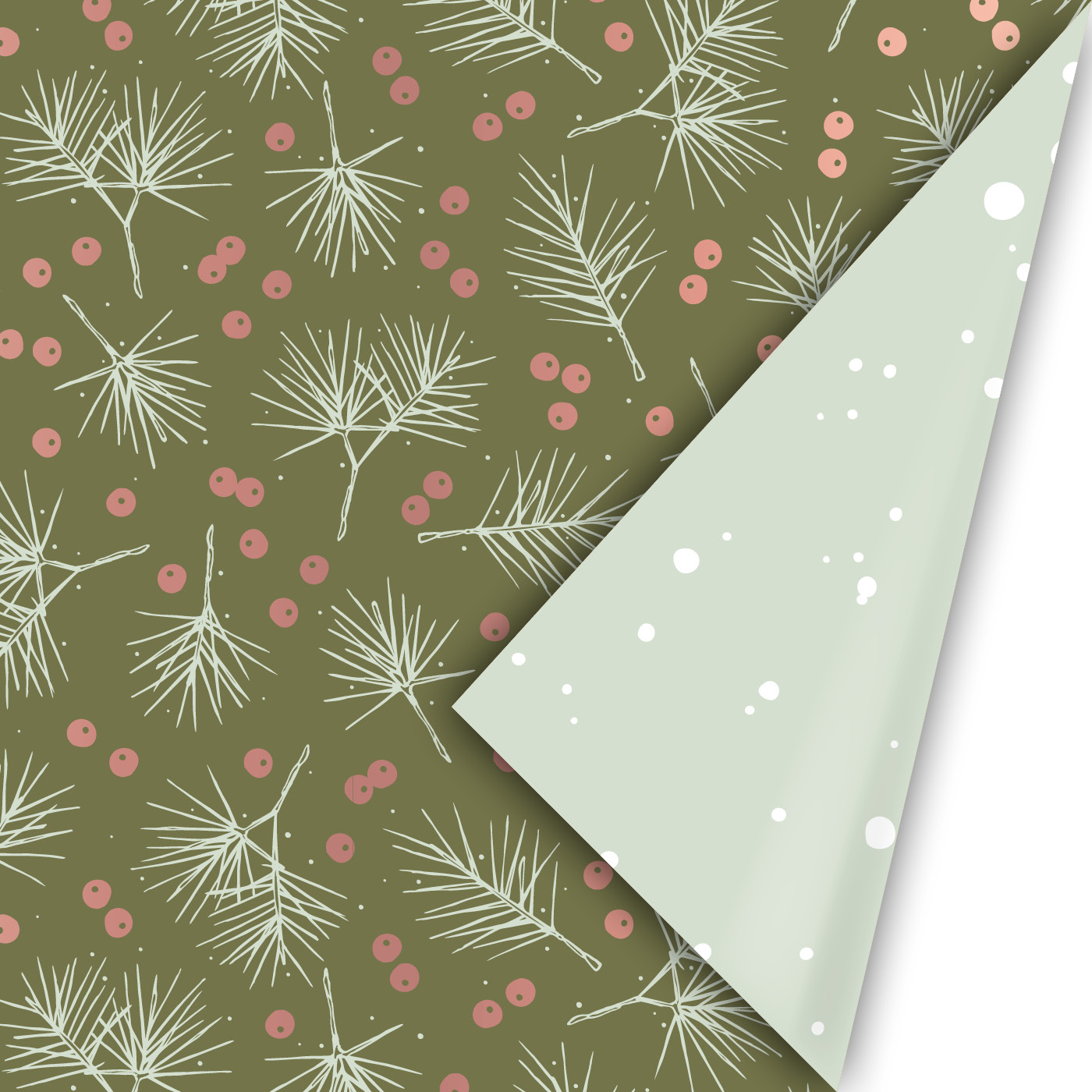 Cadeaupapier Berries & Branches '25 | CollectivWarehouse