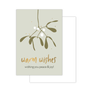 Xmas '25 minikaartjes - 20 stuks - illustraties - mistletoe