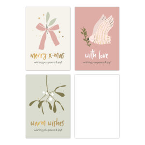 Xmas '25 minikaartjes - Mix 30 stuks - Illustraties