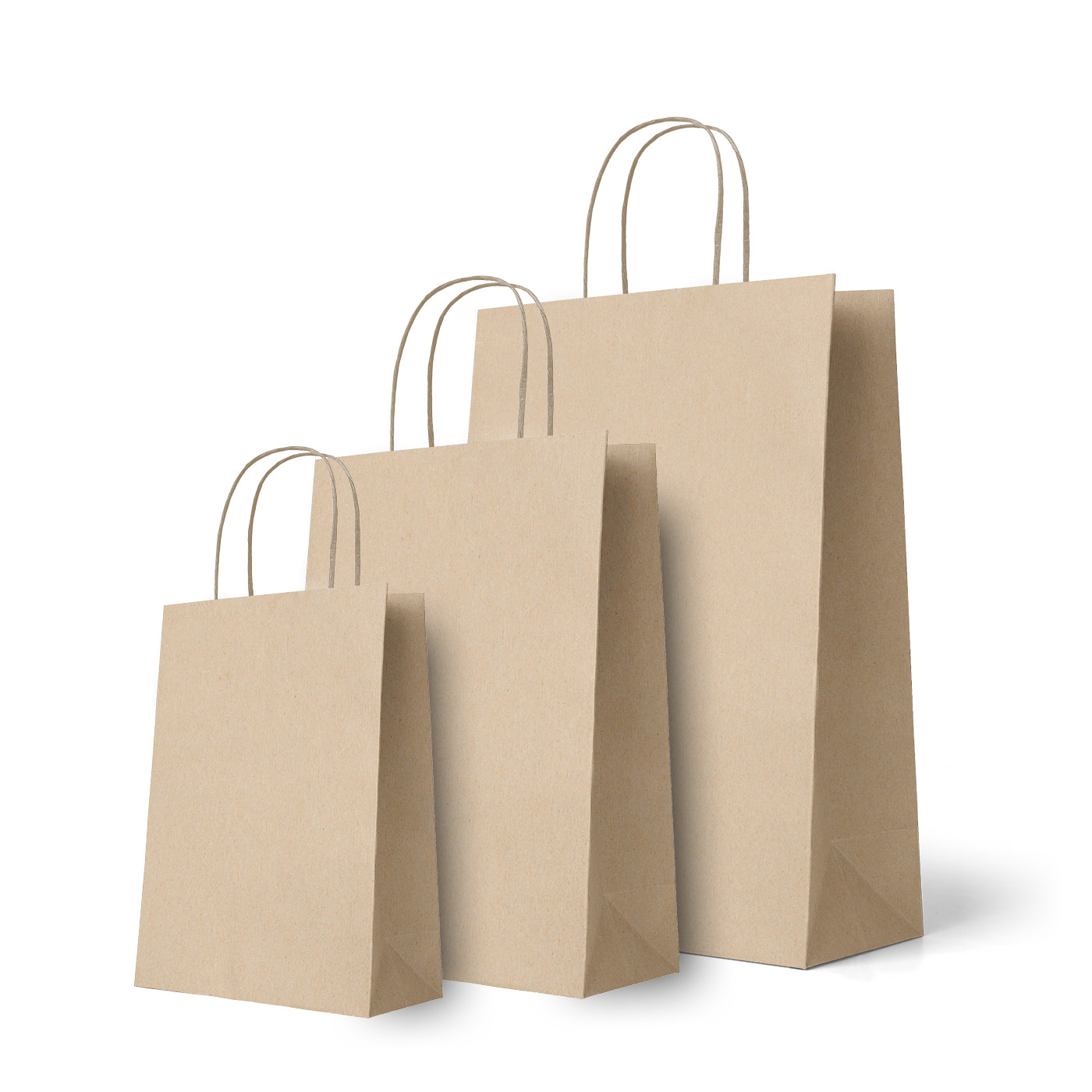 Papieren draagtassen onbedrukt | CollectivWarehouse
