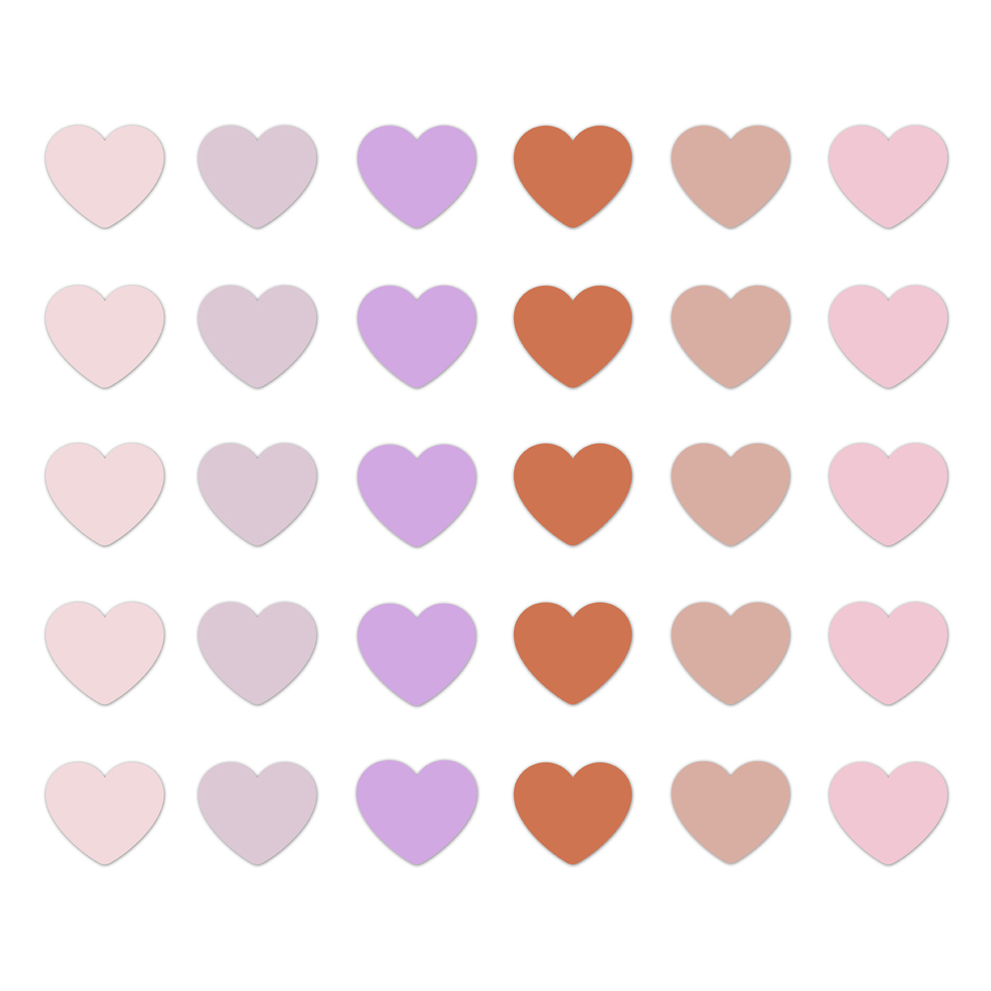 Cadeausticker hearts mix | CollectivWarehouse