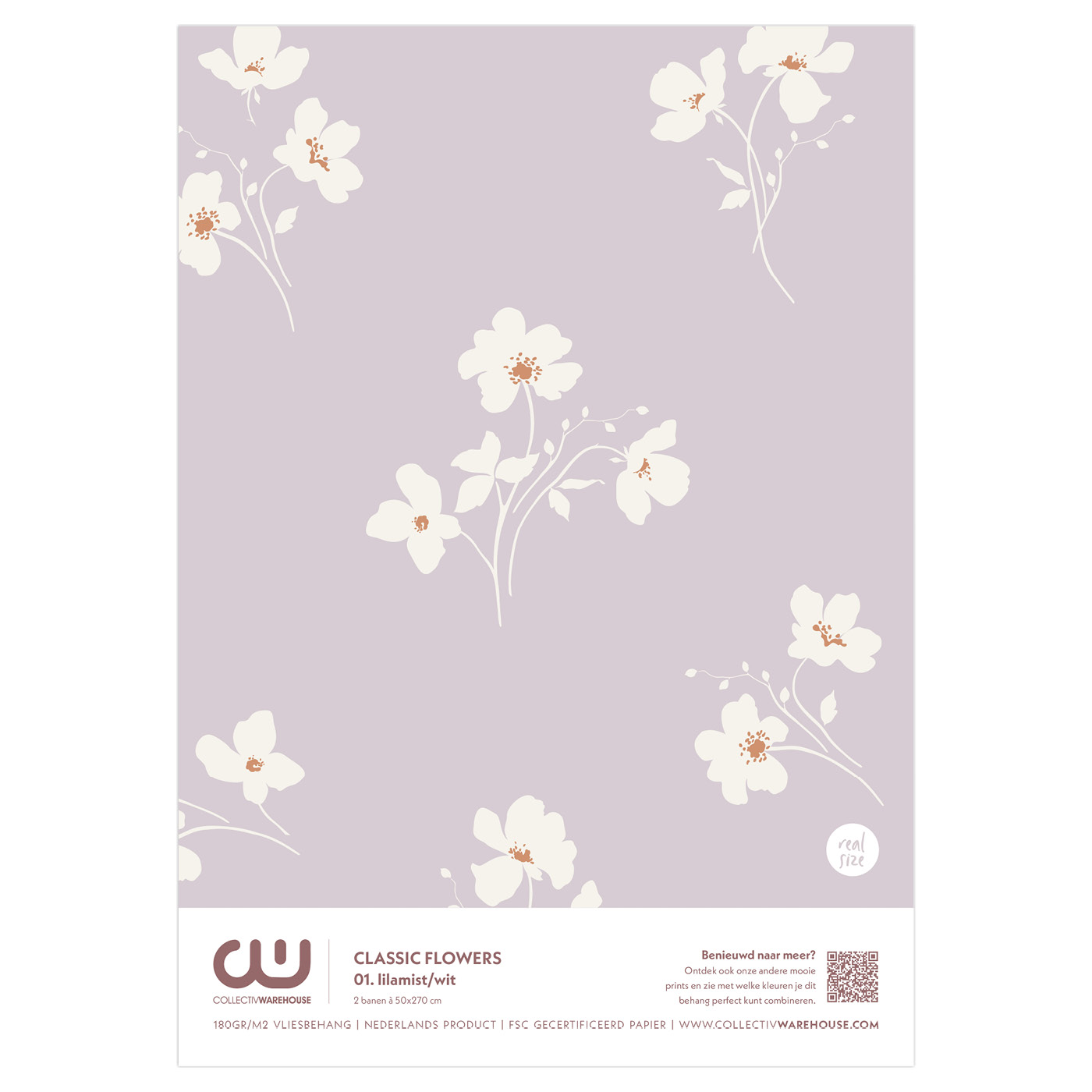 Classic Flowers Behangstaal | CollectivWarehouse