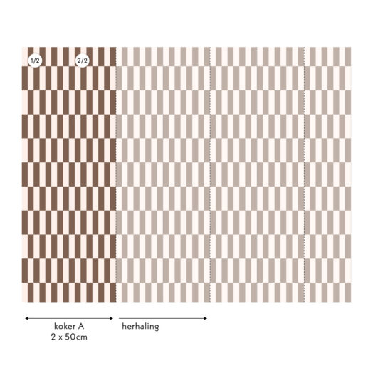 Colorblocking Duotone Behang | CollectivWarehouse