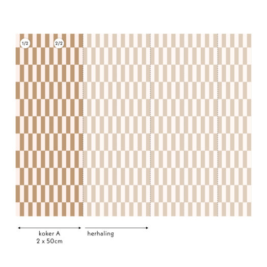 Colorblocking Duotone Behang | CollectivWarehouse