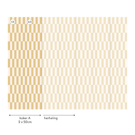 Colorblocking Duotone Behang | CollectivWarehouse