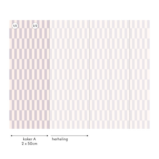 Colorblocking Duotone Behang | CollectivWarehouse