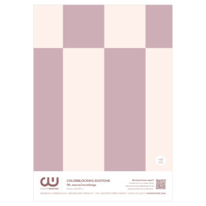Colorblocking Duotone Behangstaal | CollectivWarehouse