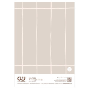 Slim Tiles Behangstaal | CollectivWarehouse