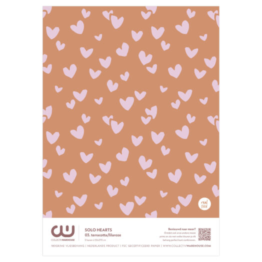 Solo Hearts Behangstaal | CollectivWarehouse