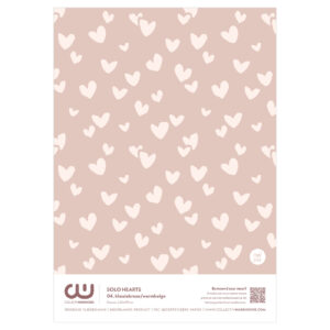 Solo Hearts Behangstaal | CollectivWarehouse