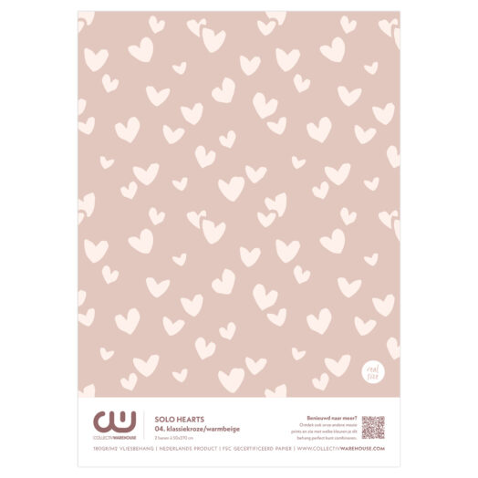 Solo Hearts Behangstaal | CollectivWarehouse