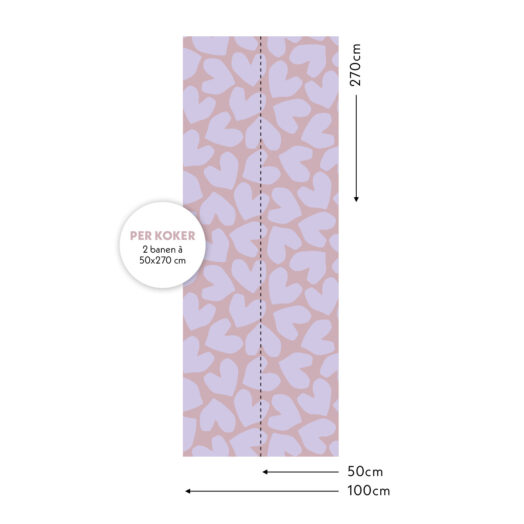 XL Solo Hearts Behang | CollectivWarehouse