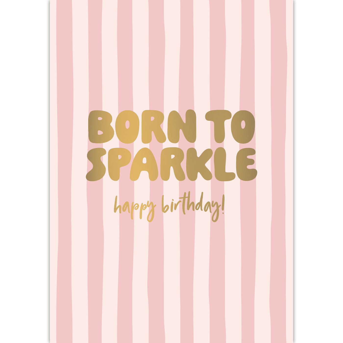 Born to sparkle - wenskaarten - 10 stuks