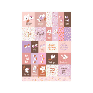 Stickervellen cadeaustickers per 25st | CollectivWarehouse