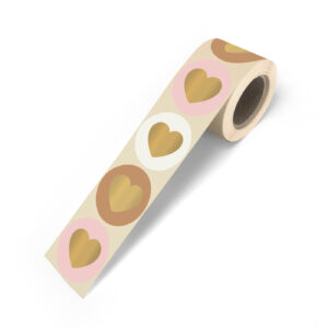 Cadeaustickers lovely hearts calm base | CollectivWarehouse