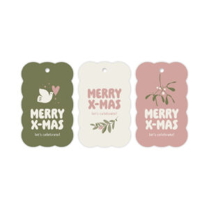 Rounded cadeaulabels Xmas'26 | CollectivWarehouse