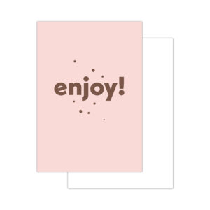 Minikaartjes Xmas'26 text enjoy | CollectivWarehouse