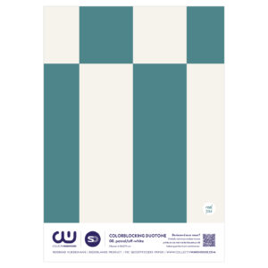 Colorblocking Duotone Behangstaal | CollectivWarehouse
