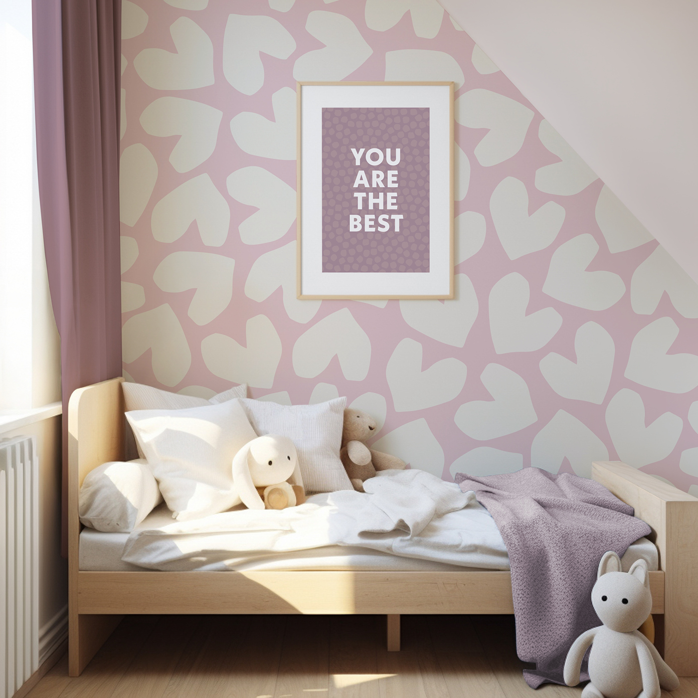 XL Solo Hearts Behang | CollectivWarehouse
